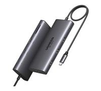 UGREEN Docking Station, Revodok Pro 210 USB C Hub (10-in-1) with Dual 4K@60Hz, Single 8K@30Hz, Gigabit Ethernet, 100W PD, 4x 5Gbps USB Data Ports, SD/TF, USB-C Dock for Thinkpad, HP, Dell Laptops