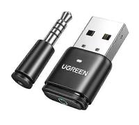 UGREEN 15765 USB Bluetooth 5.3 Adapter Aptx HD Audio Transmitter with 3.5mm Microphone