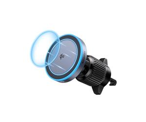 UGREEN 15W Wireless Car Mount Charger, Qi2 MagSafe Compatible Charging, Air Vent Magnetic Charger Compatible with iPhone Air/17/16/15/15 Plus/15 Pro/15 Pro Max/14/13/12
