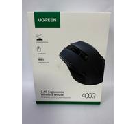 UGREEN 2.4G Wireless Mouse for Laptop, 4000 DPI 5 Adjustable Levels Ergonomic USB Wireless Mouse Compatible with PC MacBook Chromebook, 18-Month Battery Life (Black)