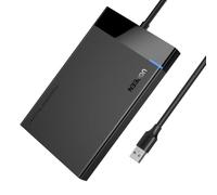 UGREEN 2.5 Inch Hard Drive Enclosure, HDD/SSD Caddy, USB 3.0, SATA 5Gbps | UASP Hard Disk Case for WD, Samsung EVO, Seagate, Crucial and Kingston, Includes 0.5m USB-A Cable