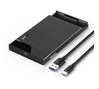 UGREEN 2.5 Inch Hard Drive Enclosure, USB C SSD Caddy Tool Free SATA 6Gbps Type C Hard Disk Case UASP External HDD Enclosure Compatible with 2.5 SATA SSD HDD Kingston Crucial WD Blue EVO 870 PS4 Xbox