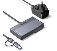 UGREEN 2-in-1 M.2 NVMe & SATA Hard Drive Adapter, Clone Docking station