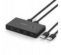 UGREEN 4 Ports USB 2.0 Switch for 2 PCs, 2 in 4 Out USB Switch