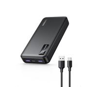 UGREEN 20000mAh Power Bank with Digital Display, 22.5W PD 3.0 Fast Portable Charger USB C Input & Output for iPhone 16/15/14/13, Galaxy S24/S23, Pixel 8, iPad, LG - Black