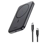 Ugreen 25207. Battery capacity: 5000 mAh Battery voltage: 3.7 V. USB Type-C ports quantity: 1. Wireless charging. Product colour: Black