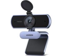 UGREEN 2K Webcam with Microphone, Dual Stereo Mics, Low Light Correction, Web C