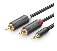 UGREEN 2m/6.56ft 3.5mm Male to 2-RCA Male Stereo Audio Cable