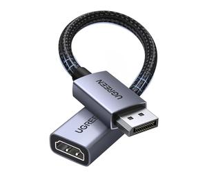 UGREEN 2Pack 4K Displayport to HDMI Adapter Braided DP to HDMI Cable