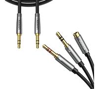 UGREEN 3.5mm Aux Cable and Headphone Mic Splitter