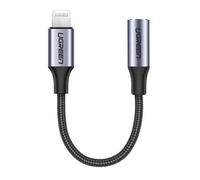 UGREEN 30756 Lightning to 3.5mm Headphone Jack Adapter, Apple MFi Certified, 10cm