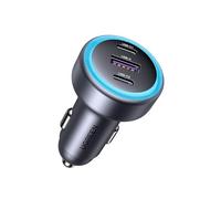 UGREEN 30W USB C Car Charger 3 Port PD Fast Charging Cigarette Lighter | 12V 24V USB Socket Compatible with iPhone 17 16 15 14 Pro Max, Galaxy S25 S24 S23 Ultra, Pixel 9 8 7 Pro, iPad Pro Air Mini