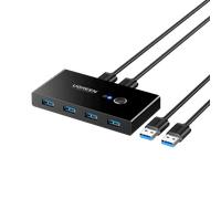 UGREEN 4 Port USB 3.0 5Gbps High-Speed Switch Selector