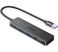 UGREEN 4-Port USB 3.0 Hub - Ultra Slim, 5Gbps High-Speed
