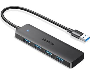 UGREEN 4-Port USB 3.0 Hub - Ultra Slim, 5Gbps High-Speed