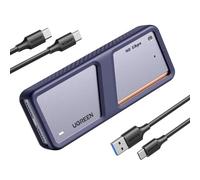 UGREEN 40Gbps M.2 NVMe SSD Enclosure with Cooling Fan, USB4, Aluminum | Up to 3700MB/s transfer speeds. Compatible with USB4 and Thunderbolt 4, MacBook M1, M2, M3, M4, Windows, Linux, UASP & TRIM