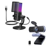 UGREEN 4K/30fps Webcam with USB 24bit/96KHz Gaming Microphone