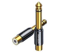 UGREEN 6.35mm 1/4" Male Mono Plug to RCA Female 6.5mm Jack Audio Stereo Adapter Connector Sound