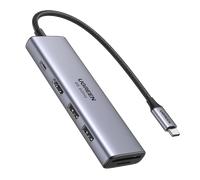 UGREEN USB C Hub 4K 60Hz USB C Adapter with 100W PD, 4K HDMI, SD/TF, 2 USB 3.0 Compatible with iPhone 15/15Pro, MacBook Pro, MacBook Air, iPad Pro, iPad Air, Surface Pro, Galaxy S23/S22 etc.