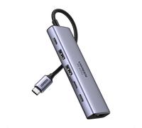 Ugreen 6 In 1 Usb C Multifunctional Adapter, USB-C TO HDMI+2*USB-A 3.2+2*USB 3.2 C+PD Power