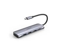 Ugreen 6-in-1 USB C PD USB 3.2 Gen 1 (3.1 Gen 1) Type-C Silver
