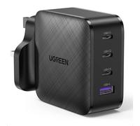 UGREEN 65W GaN USB-C Charger 4-Port PD Wall Power Adapter (3 USB-C + USB-A) HJ8U