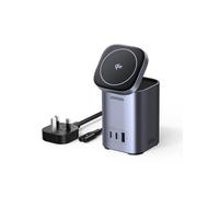 UGREEN 65W USB C Charger 15W Qi2 Wireless Charger, MagSafe Charger Compatible, Nexode Wireless Charging Station Support Standby Mode Compatible with iPhone 17-12, Galaxy S24, iPad Air, etc