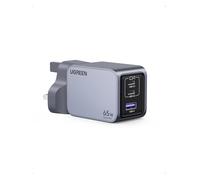 UGREEN 65W USB C Charger, Nexode Pro 3-Port GaN PPS Compact Fast Charger Plug Compatible with MacBook Pro/Air, Pixelbook, iPhone 16 Pro/16/15, Galaxy S24, Pixel 9