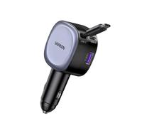 UGREEN 75W USB C Car Charger Retractable 3 in 1 Fast Cigarette Lighter