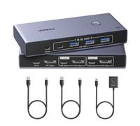 UGREEN 8K@60Hz Displayport KVM Switch 2 PC 1 Monitor