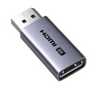 UGREEN 8K@60Hz DisplayPort to HDMI Adapter Active DP 1.4 to HDMI 2.1 Cable 4K@120Hz Uni-Directional Display Port Male to Female Compatible with Monitor Projector HP Dell Asus AMD GPU NVIDIA