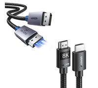 UGREEN 8K HDMI 2.1 Cable and 16K@60Hz DisplayPort Cable