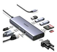 UGREEN 9-in-1 USB-C Docking Station 4K HDMI VGA Gigabit Ethernet SD TF 100W PD