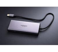 UGREEN 9-in-1 USB-C Hub Dock Dual HDMI USB-A PD Ethernet SD Card Adapter