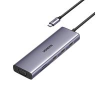 UGREEN 9-In-1 USB-C Hub with 4K HDMI, Ethernet, 3.5mm Jack, USB, TF/SD Card Slot