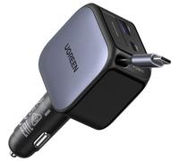 UGREEN 90W Car Charger with 60W Retractable USB-C Cable