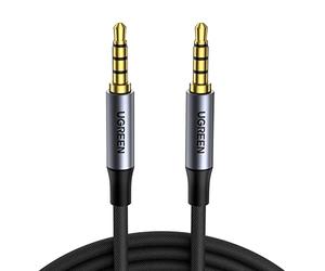 UGREEN Aux Cable 3.3FT 3.5mm to 3.5mm Audio 24K Gold-PlatedMic 4-Pole TRRS Lead Stereo Headphone Mini Jack Compatible with Car Aux Microphone Headset Earphone Speaker Xbox PS4 Laptop PC TV MP3 (1M)
