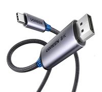 UGREEN Bidirectional USB C to DisplayPort Cable 8K@60Hz 4K@240/144/120Hz,2M | Thunderbolt 5/4/3 Type C DP 1.4 Adapter,1440P@360Hz,HDR,G-Sync,For MacBook Pro/Air M5 M4,Mac Mini/Neo,iPad,XPS,iPhone,Galaxy