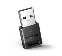 UGREEN Bluetooth 5.3 Adapter for PC, USB Bluetooth Dongle Receiver, EDR and BLE Modes, Long Range, Plug & Play, Mini-Sized, Supports Windows 11/10/8.1 for Controller, Headphone, Keyboard, Mouse etc.