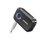 UGREEN Aux Bluetooth Adapter for Car, Bluetooth 6.0 Receiver for Car/Home Stereo/Speaker/Headphones, Handsfree Call, Dual Device Connection, 15 Hour Playtime