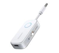 UGREEN Bluetooth 5.4 Transmitter Receiver, Dual Connection, 18H Long Playtime, Mic for Calls, 2-in-1 Wireless Aux Bluetooth Adapter for TV, Airplane, Headphone, Airpods, Speaker, Car