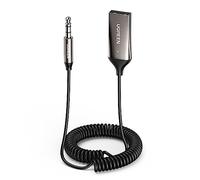 UGREEN Bluetooth Aux Adapter, Car Aux Bluetooth 6.0 Receiver USB Audio Adaptor with 3.5mm Jack for Home Stereo Music Streaming Built-in Microphone Plug and Play Auto on Handsfree Car Kit