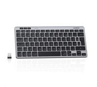 UGREEN Bluetooth Wireless Keyboard, Compact & Mini Ipad Keyboard for Tablet/PC/Laptop, Connect 3 Devices, BT5.3+2.4G, 500-Day Battery, Ergonomic and Silent, Compatible with Windows/macOS/iPadOS