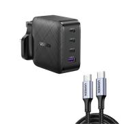 UGREEN Bundle Sale: 65W 4 Ports Charger+100W USB-C Cable (3.2ft)