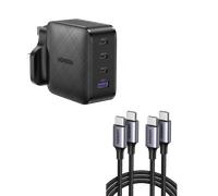 UGREEN Bundle Sale: 65W 4 Ports Charger+60W USB-C Cable*2 (3.2ft)