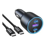 UGREEN Car Charger 130W USB-A + 2x USB-C PD QC with 1m USB-C Cable