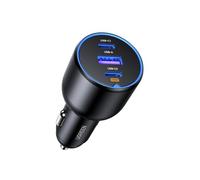 UGREEN Car Charger 130W USB C Fast Car Charge, 3-Port Cigarette Lighter USB Charger 12V Socket Compatible with iPhone 16/16 Plus/16 Pro/16 Pro Max/15/14/13/12,Surface Pro,Galaxy S24/S23