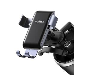 UGREEN Car Phone Holder Air Vent Gravity Phone Mount Suitable for Round Vent Compatible with iPhone 15 Pro Max 14 13 12 11 Pro Max SE XS XR, Galaxy S23 S22 S21 S20 FE S10 S9, P60 P50 P40