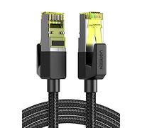 UGREEN Cat 7 Ethernet Cable Braided Ethernet Cable Hi-Speed 10Gbps 600MHz POE RJ45 Cord Gigabit Network F/FTP Compatible with Xbox One PS5 PS4 TV Sky Box Switch WiFi Booster Router Raspberry Pi (5M)