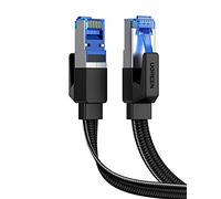 UGREEN Cat 8 Ethernet Cable 1M, Flat 40Gbps Braided RJ45 LAN